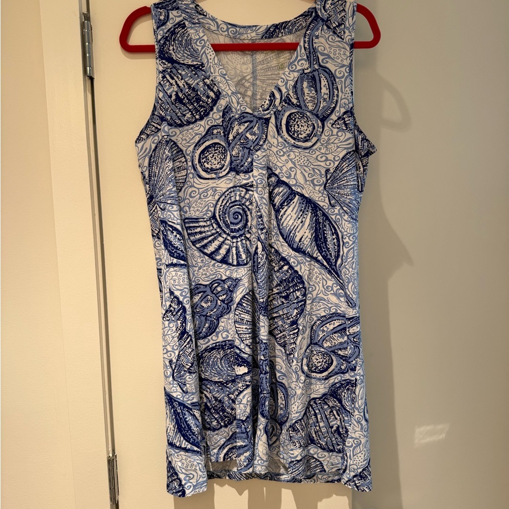 Lilly Pulitzer Amina Dress Pop Up Stuffed Shells Sz MD